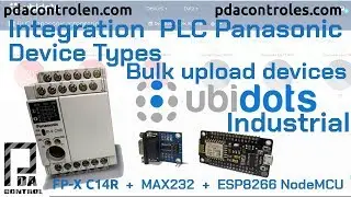 Integration PLC Panasonic Control - Device Types - Bulk upload devices with Ubidots: PDAControl