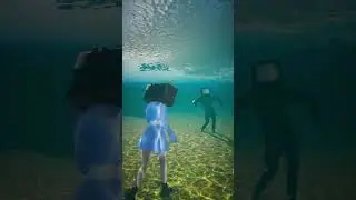 TV Woman x Titan TV MAN Oiia Oiia Level Up Ounder the Water