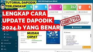 CARA UPDATE DAPODIK 2024.b YANG BENAR