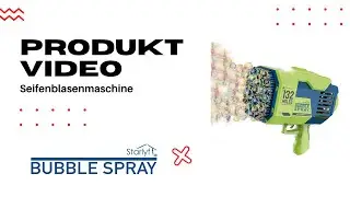 Starlyf® Bubble Spray | Seifenblasenpistole, tausende von Seifenblasen in Sekunden | Deutsch