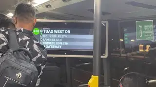 EWL Bridging Bus [478] Clementi → Jurong East