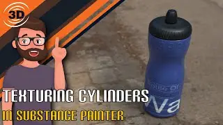 Texturing a Cylindrical Object in Substance Painter