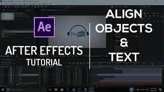 Align Objects and Text | Adobe After Effects Tutorial