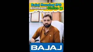 Bajaj housing finance ipo allotment status | Bajaj Housing Finance allotment | 