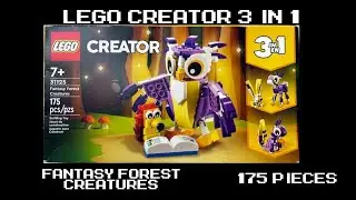 LEGO Creator 3 In 1: Fantasy Forest Creatures (No Stickers)
