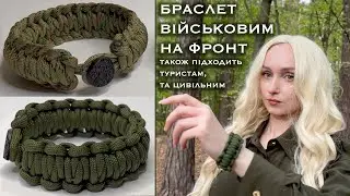 БРАСЛЕТ ВИЖИВАННЯ ШВИДКОРОЗПЛІТНИЙ. Військовим, туристам, цивільним при війні, чи постапокаліпсисі
