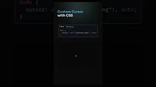 Implement custom Cursor with CSS.