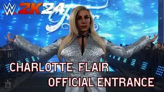 WWE 2K24: Charlotte Flair Full Official Entrance!