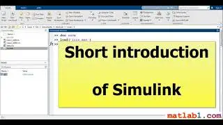 Short introduction of Simulink