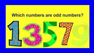 Odd Numbers Song!  Learn by Singing!