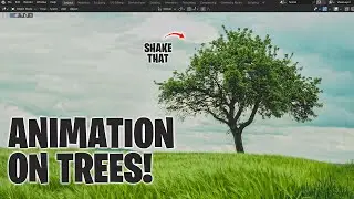 Blender Tutorial - Animate Tree in 1 Min!