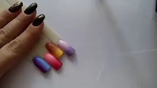 Самый легкий способ сделать градиент гель-лаком!