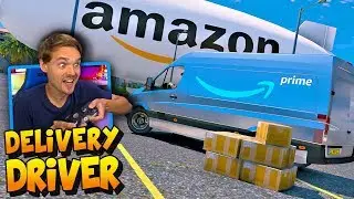 GTA 5 REAL LIFE MOD Delivery Driver for Amazon Prime | 