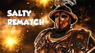 [For Honor] Salty Black Prior Rematches Then Rage Quits Okayyy