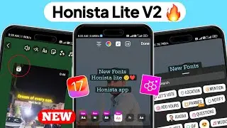 HONISTA LITE V2 🔥 NEW IOS FONTS+EMOJI | iOS INSTAGRAM FOR ANDROID | HONISTA IPHONE STORY | ST INSTA