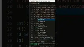 English Dictionary in python tkinter