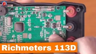 Мультиметр Richmeter 113D что внутри? разборка, схема, плата