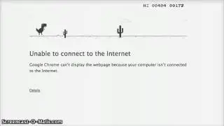 Chrome No Internet Easter Egg Game