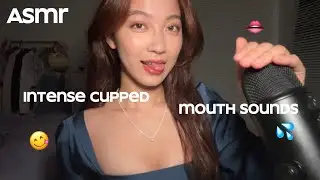 ASMR Intense Cupped Mouth Sounds & Collarbone Tapping ✨ Tingles GALORE 😝