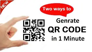 Two ways to create QR Code in a Minute free 2021 | QR Code in Microsoft Word, Excel, & PowerPoint