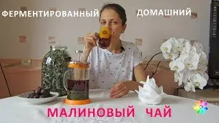 Малиновый чай: домашний, ферментированный, полезный.