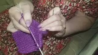 Влог.Носки на двух спицах без шва.