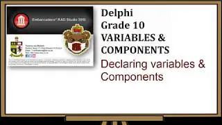 1. Declaring variables and naming components