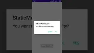 How to Create Static Method in Android Studio | StaticMethod | Android Coding