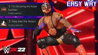 WWE 2K22 - Step Into the Action/I'm Declaring the Royal Rumble! (Trophy/Achievement) | Easy Way
