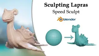 Blender Speed Sculpt - Lapras