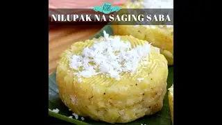 Nilupak na Saging Saba