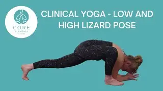 Open up the Hips with Lizard Pose - #clinicalyoga techniques for Hip Flexibility