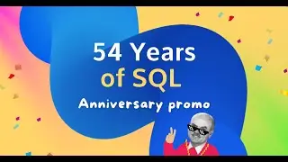 54 Years of SQL Promo - SQL Courses