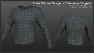 Cloth Pattern Design in Substance Designer