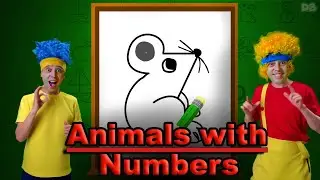 Animals with Numbers from 1 to 9 | D Billions Super Kids Songs