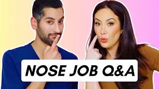 Botox Nose Job? Leaky Nose? Plastic Surgeon Answers YOUR Nose Job Questions