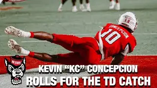 NC State's Kevin "KC" Concepcion Rolls For The Wolfpack's 1st Touchdown of 2024