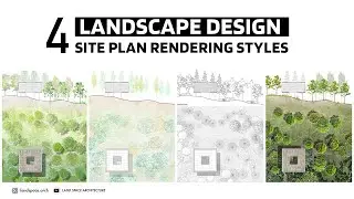 4 Landscape Design Site Plan Styles #landscapedesign