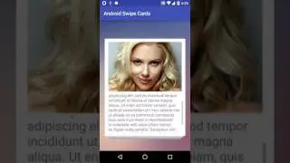 Build Tinder App using Android Swipe Cards