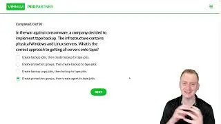 Veeam Certified Engineer - VMCE 2021 practice exam official: Question 01