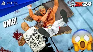 WWE 2K24 - The Rock vs. Cody Rhodes - Championship Match at SummerSlam 2024 | PS5™ [4K60]