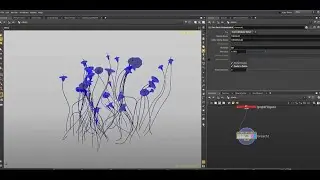 generate procedural plant in houdini !