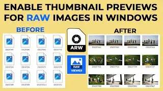 How to enable thumbnail view for RAW / ARW images in Windows 11