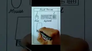 Computer input device drawing/How to draw computer input devices easily