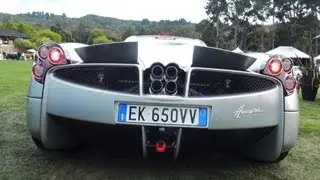 Pagani Huayra Start and Rev