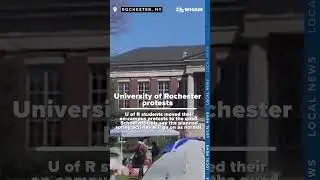 University of Rochester students move on-campus protests to the quad