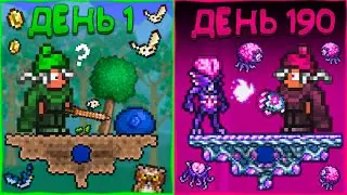 Прошел террарию в ПУСТОМ СКАЙБЛОК МИРЕ || террария - terraria skyblock