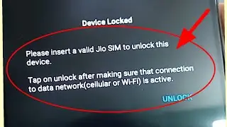 Please insert a valid jio sim to unlock device locked please insert a valid jio sim to unlock device