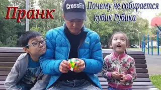 Если не собирается кубик Рубика / Пранк над папой / разыграли папу