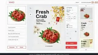 Vinci: An Intelligent Graphic Design System for Generating Advertising Posters